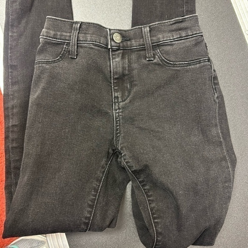 Old Navy girls high rise black skinny Jegging size 12